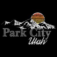 Retro Park City Utah Mountain Backpack