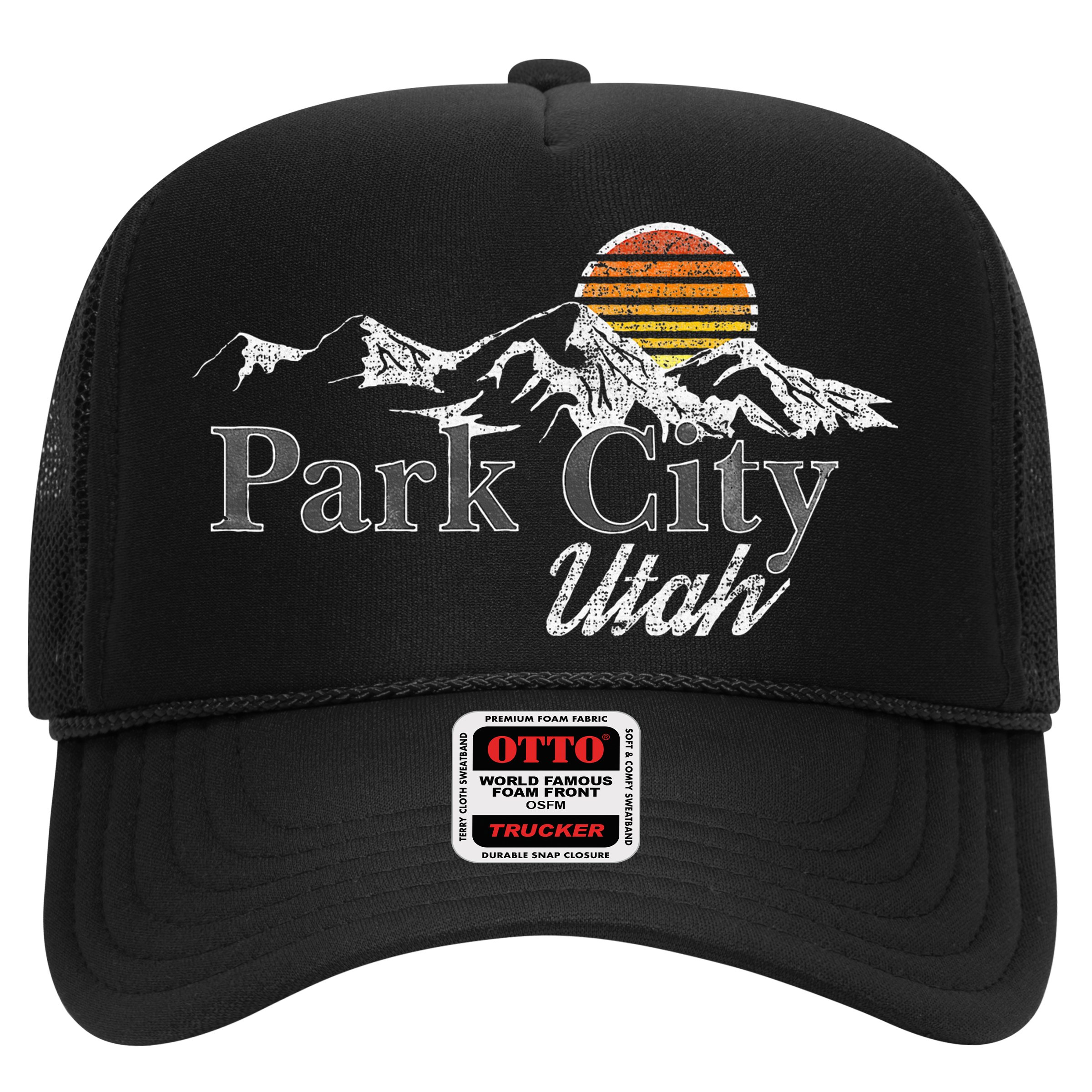 Retro Park City Utah Mountain Hat