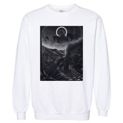 Rogue Print Co Fellowship Joshua Mcquary Garment-Dyed Sweatshirt