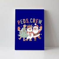 Retro Peds Crew Christmas Pediatric Nurse Nursing Group Gift Canvas