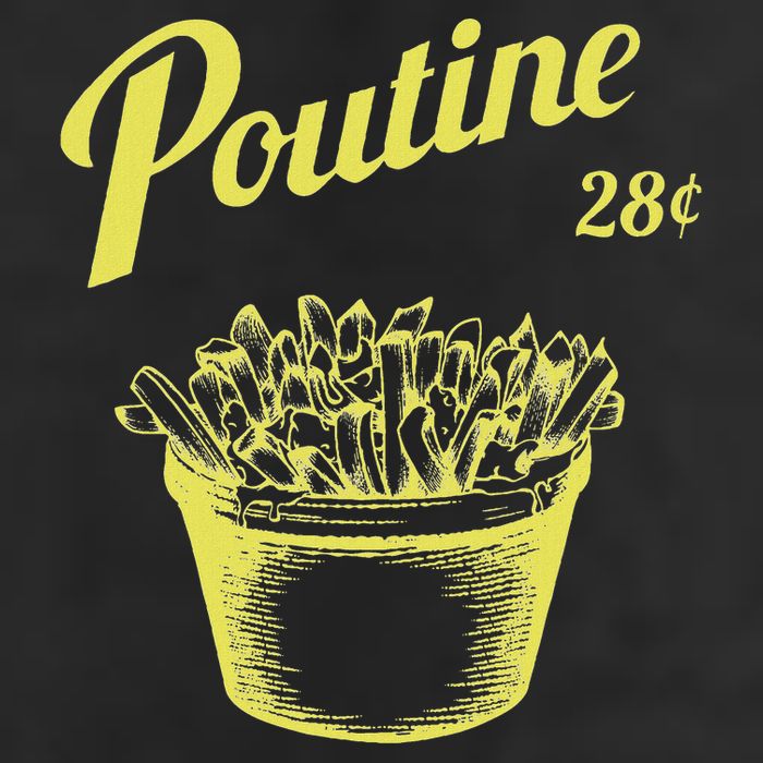 Retro Poutine Canada Montreal Cool Comfort Performance Bucket Hat