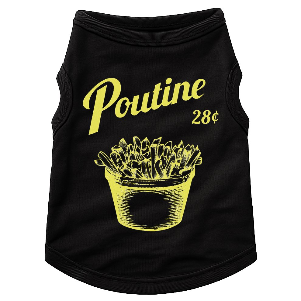 Retro Poutine Canada Montreal Doggie Tank