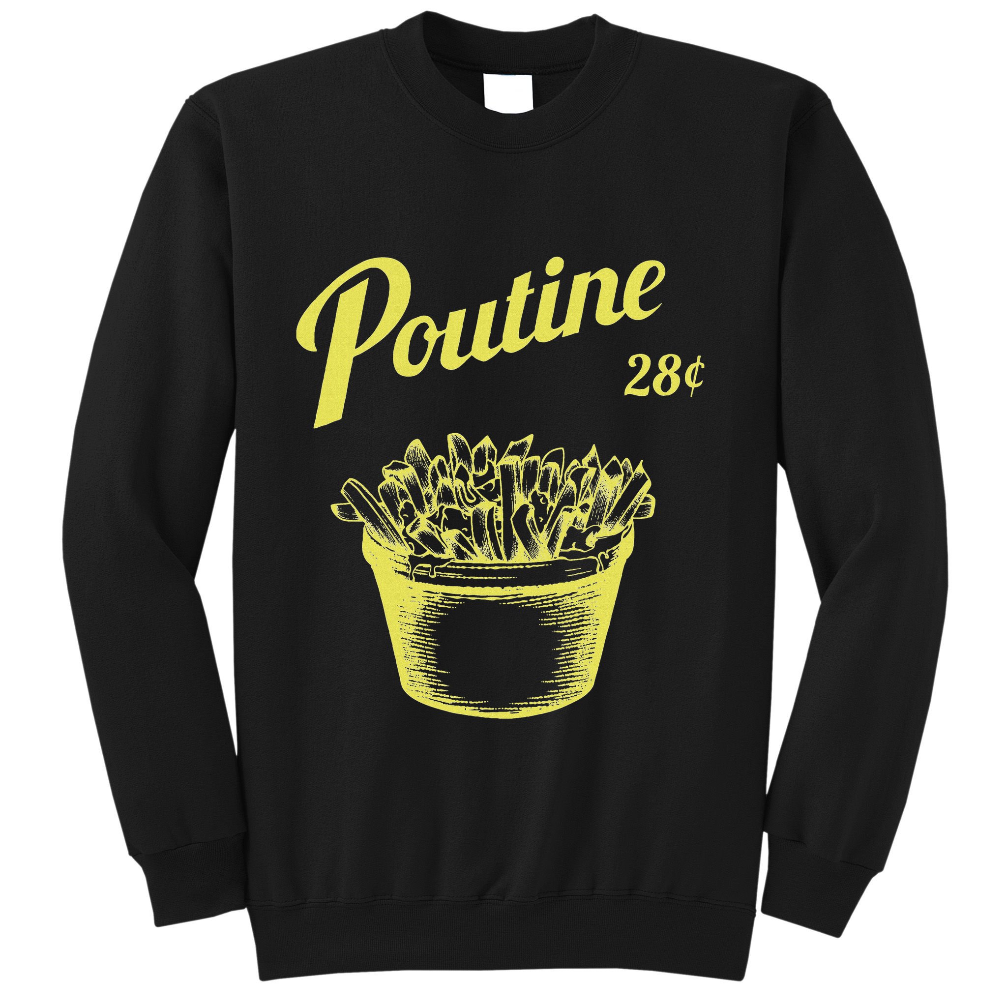 Retro Poutine Canada Montreal Sweatshirt
