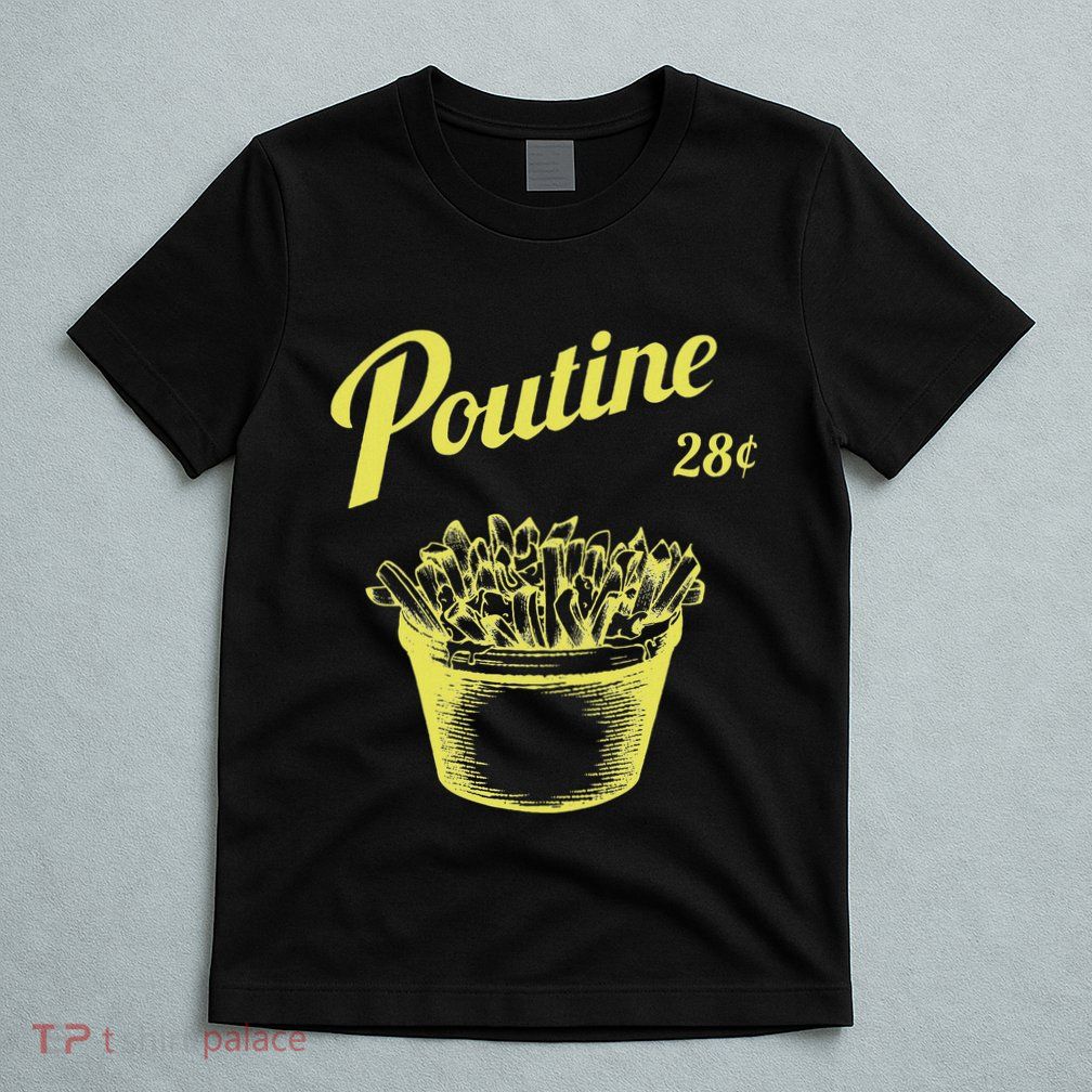 Retro Poutine Canada Montreal T-Shirt