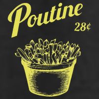 Retro Poutine Canada Montreal Adult Drive Performance Visor
