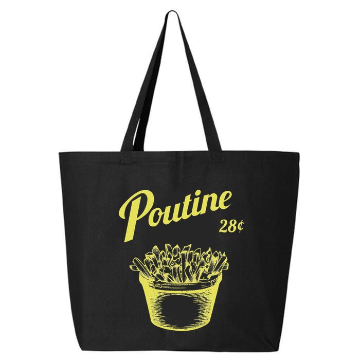 Retro Poutine Canada Montreal 25L Jumbo Tote