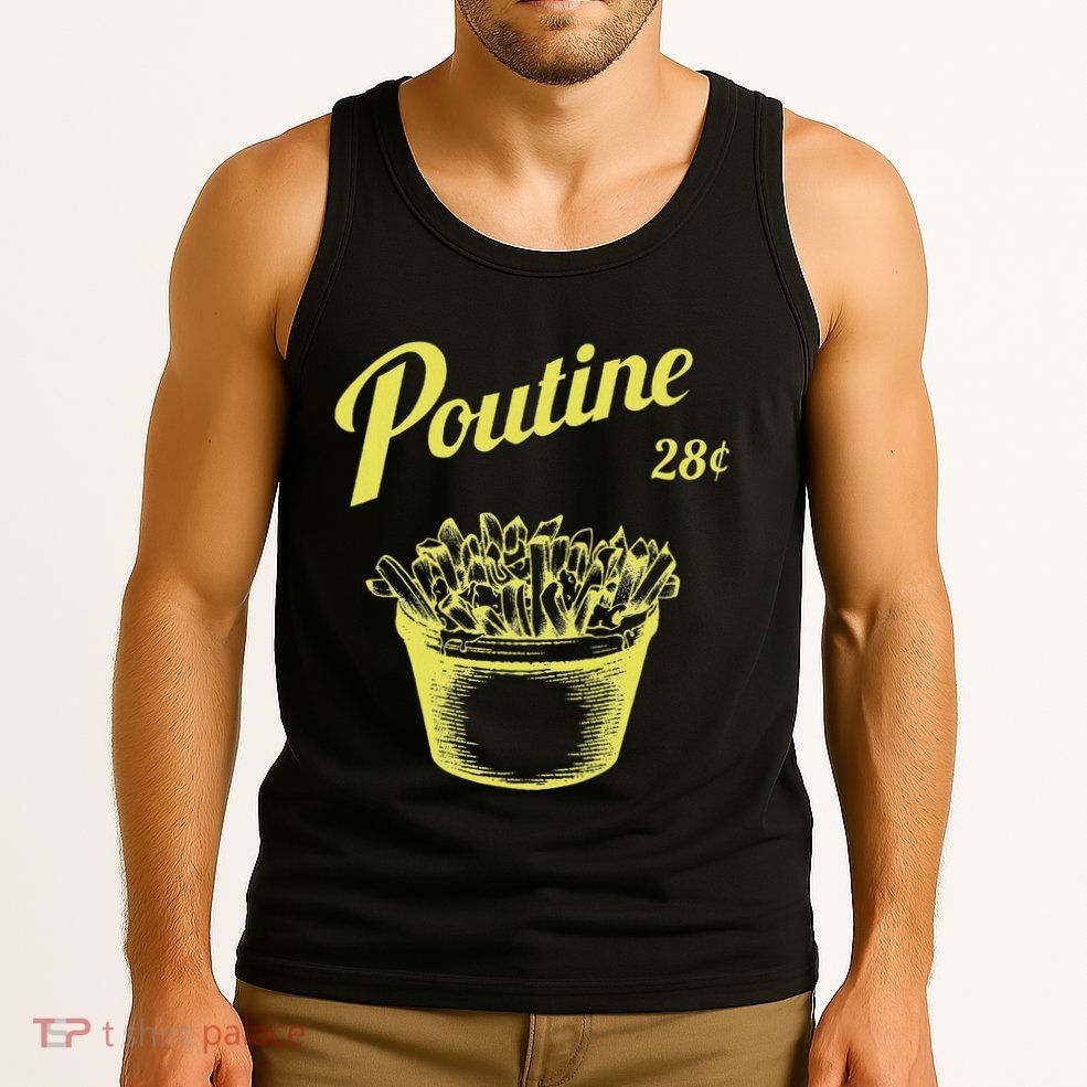 Retro Poutine Canada Montreal Tank Top