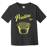 Retro Poutine Canada Montreal Toddler T-Shirt