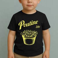 Retro Poutine Canada Montreal Toddler T-Shirt