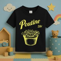Retro Poutine Canada Montreal Toddler T-Shirt