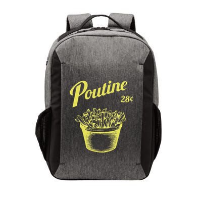 Retro Poutine Canada Montreal Vector Backpack