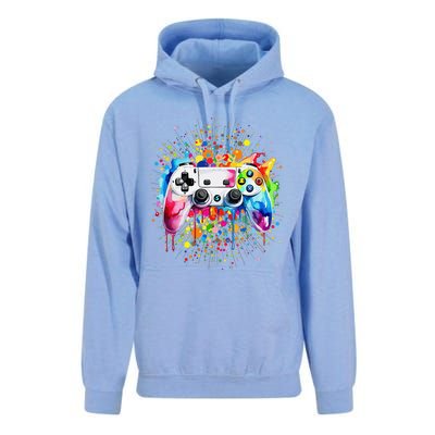 Retro Polka Dots Gaming Controller Video Gamers Dot Day Gift Unisex Surf Hoodie