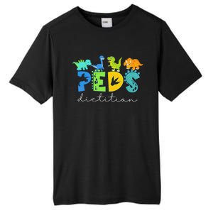 Retro Peds Dietitian Pediatric Nurse Dietitian Cute Dinosaur Tall Fusion ChromaSoft Performance T-Shirt