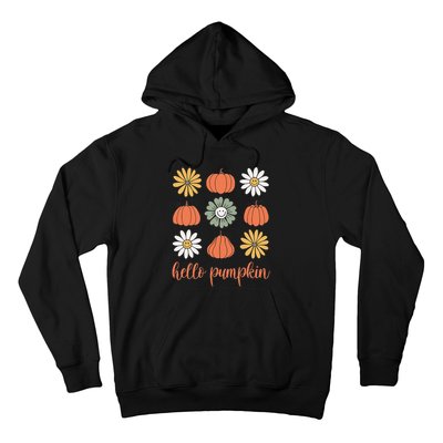 Retro Pumpkins & Daisies Hoodie