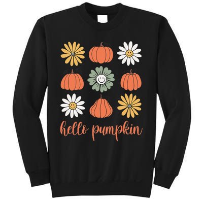 Retro Pumpkins & Daisies Sweatshirt