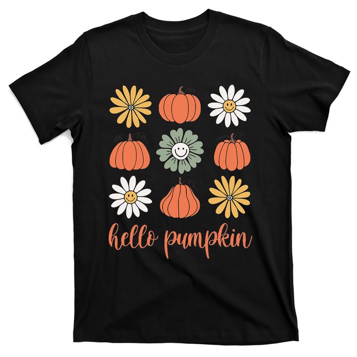 Retro Pumpkins & Daisies T-Shirt