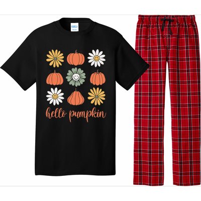 Retro Pumpkins & Daisies Pajama Set