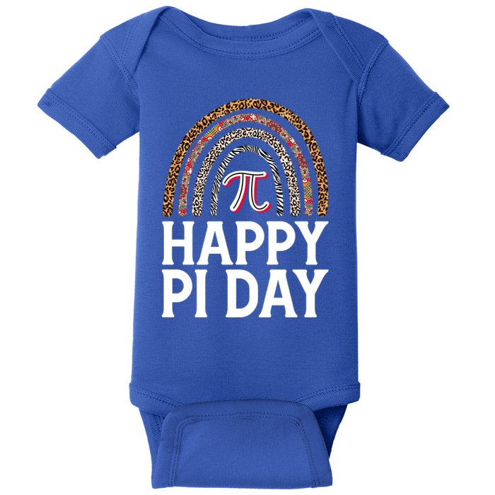 Rainbow Pi Day Mathematician Happy Pi Day March 14th 3 14 Pi Great Gift Baby Bodysuit