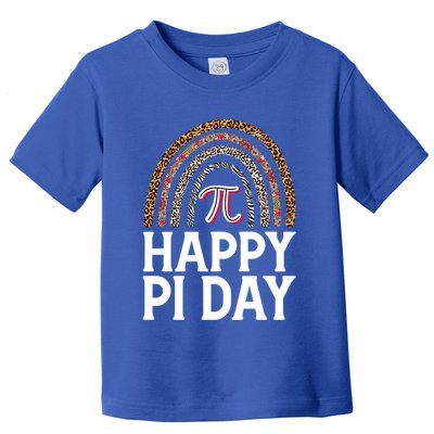 Rainbow Pi Day Mathematician Happy Pi Day March 14th 3 14 Pi Great Gift Toddler T-Shirt