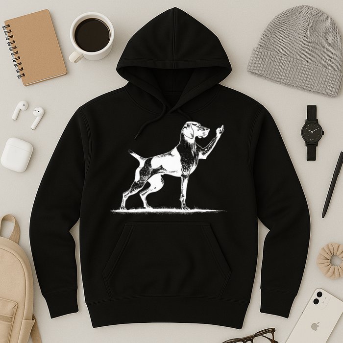 Rude Pointer Dog Asshole German Shorthaired Pointer Dog Hoodie