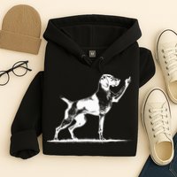 Rude Pointer Dog Asshole German Shorthaired Pointer Dog Hoodie
