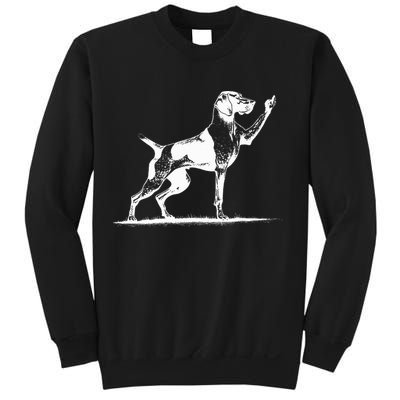 Rude Pointer Dog Asshole German Shorthaired Pointer Dog Sweatshirt