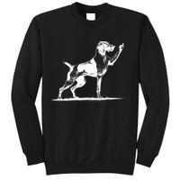 Rude Pointer Dog Asshole German Shorthaired Pointer Dog Sweatshirt