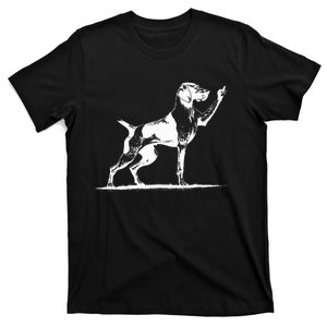 Rude Pointer Dog Asshole German Shorthaired Pointer Dog T-Shirt