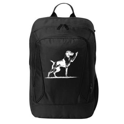 Rude Pointer Dog Asshole German Shorthaired Pointer Dog City Backpack