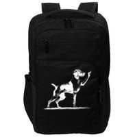 Rude Pointer Dog Asshole German Shorthaired Pointer Dog Impact Tech Backpack