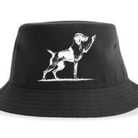 Rude Pointer Dog Asshole German Shorthaired Pointer Dog Sustainable Bucket Hat
