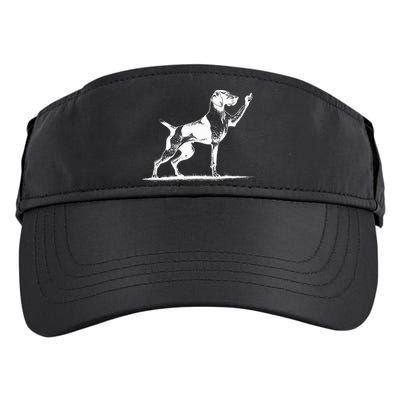 Rude Pointer Dog Asshole German Shorthaired Pointer Dog Adult Drive Performance Visor