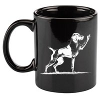 Rude Pointer Dog Asshole German Shorthaired Pointer Dog 11oz C Handle Ceramic Mug