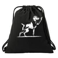 Rude Pointer Dog Asshole German Shorthaired Pointer Dog Drawstring Bag