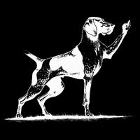 Rude Pointer Dog Asshole German Shorthaired Pointer Dog Drawstring Bag