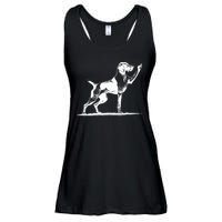 Rude Pointer Dog Asshole German Shorthaired Pointer Dog Ladies Essential Flowy Tank