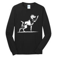 Rude Pointer Dog Asshole German Shorthaired Pointer Dog Tall Long Sleeve T-Shirt