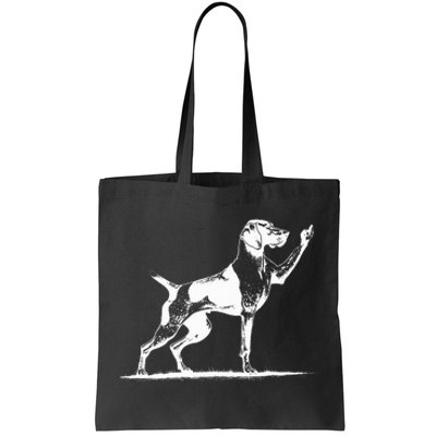 Rude Pointer Dog Asshole German Shorthaired Pointer Dog Tote Bag