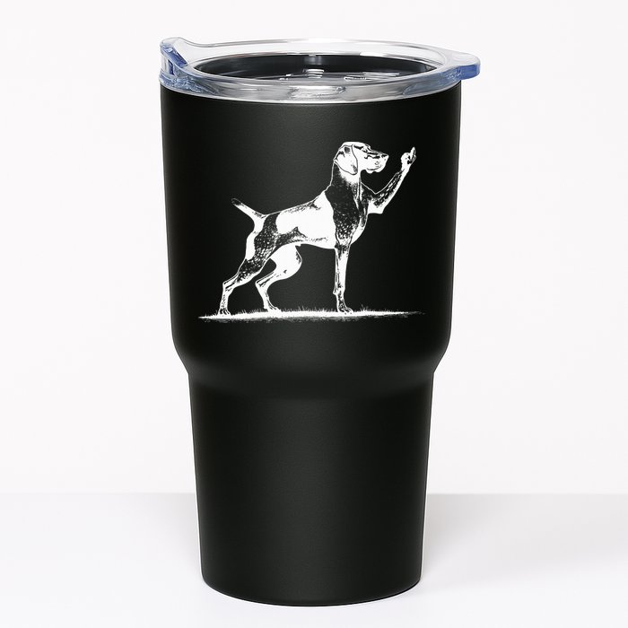 Rude Pointer Dog Asshole German Shorthaired Pointer Dog Tumbler
