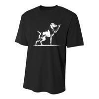Rude Pointer Dog Asshole German Shorthaired Pointer Dog Youth Performance Sprint T-Shirt