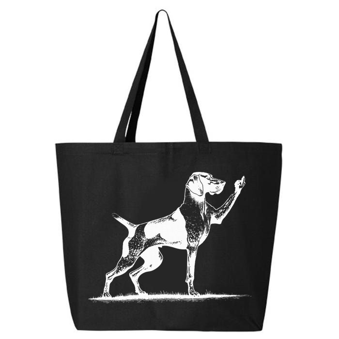 Rude Pointer Dog Asshole German Shorthaired Pointer Dog 25L Jumbo Tote