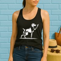 Rude Pointer Dog Asshole German Shorthaired Pointer Dog Womens Tank Top