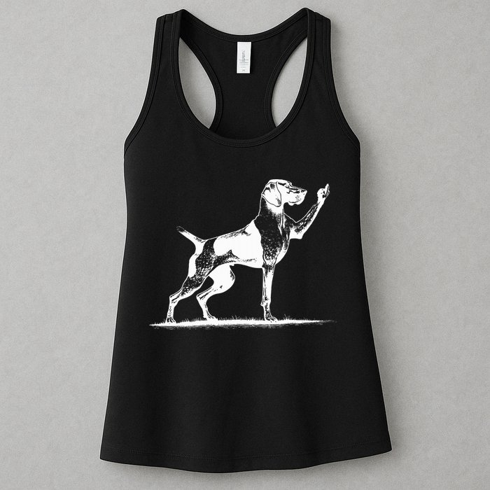 Rude Pointer Dog Asshole German Shorthaired Pointer Dog Womens Tank Top