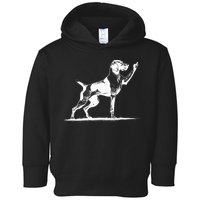 Rude Pointer Dog Asshole German Shorthaired Pointer Dog Toddler Hoodie