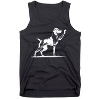 Rude Pointer Dog Asshole German Shorthaired Pointer Dog Tank Top