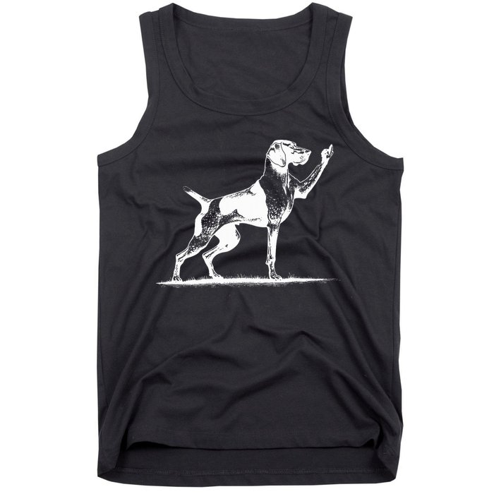 Rude Pointer Dog Asshole German Shorthaired Pointer Dog Tank Top