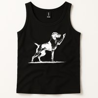 Rude Pointer Dog Asshole German Shorthaired Pointer Dog Tank Top