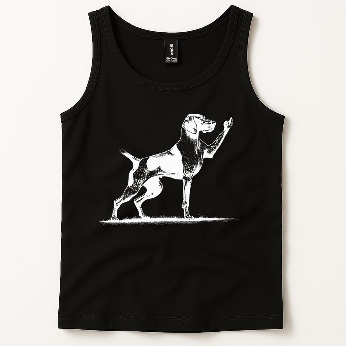 Rude Pointer Dog Asshole German Shorthaired Pointer Dog Tank Top