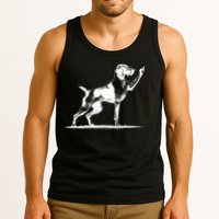 Rude Pointer Dog Asshole German Shorthaired Pointer Dog Tank Top