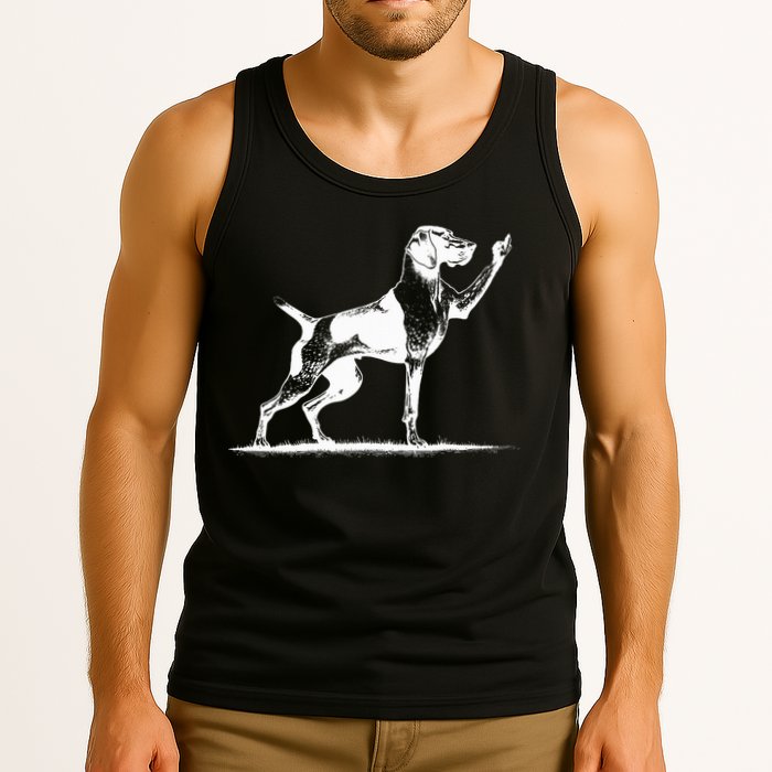 Rude Pointer Dog Asshole German Shorthaired Pointer Dog Tank Top